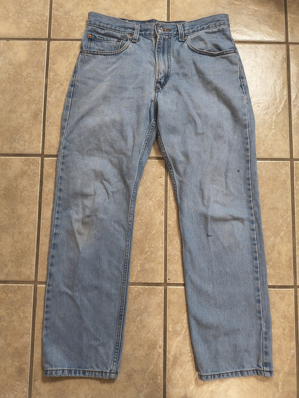 Levi's 505 Men’s Straight Fit Light Blue Jeans
